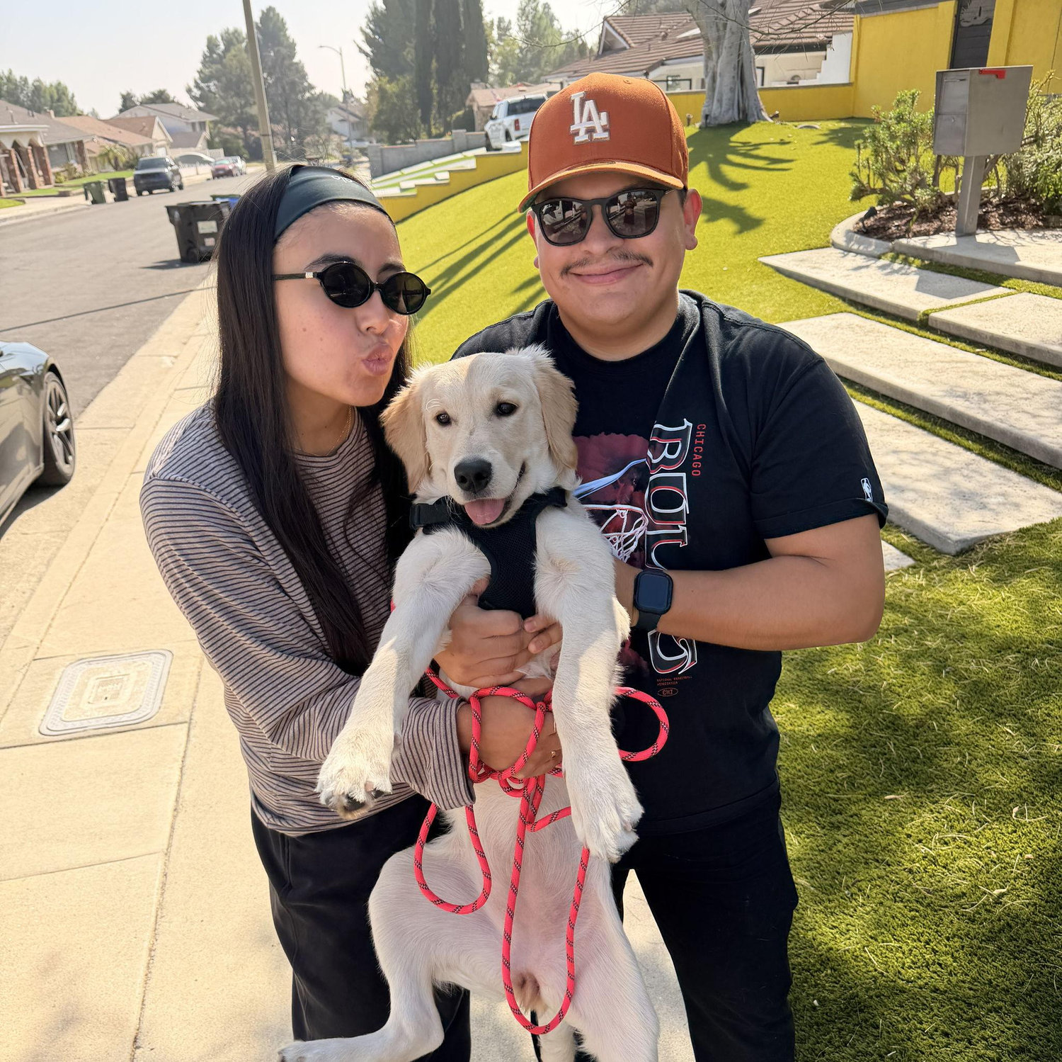 The day we adopted our pup, Lilo.