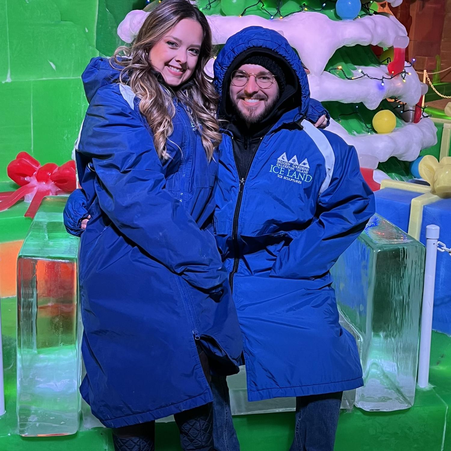 Moody Garden’s Ice sculpture tour