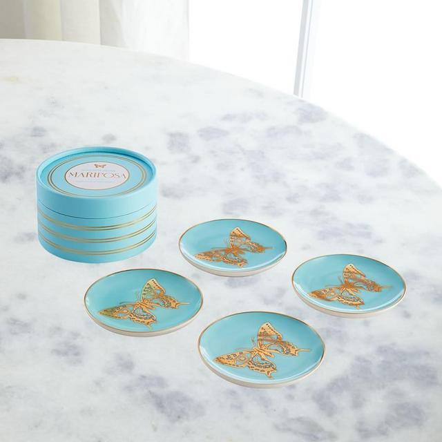 Jonathan AdlerMariposa Coasters, Set of 4