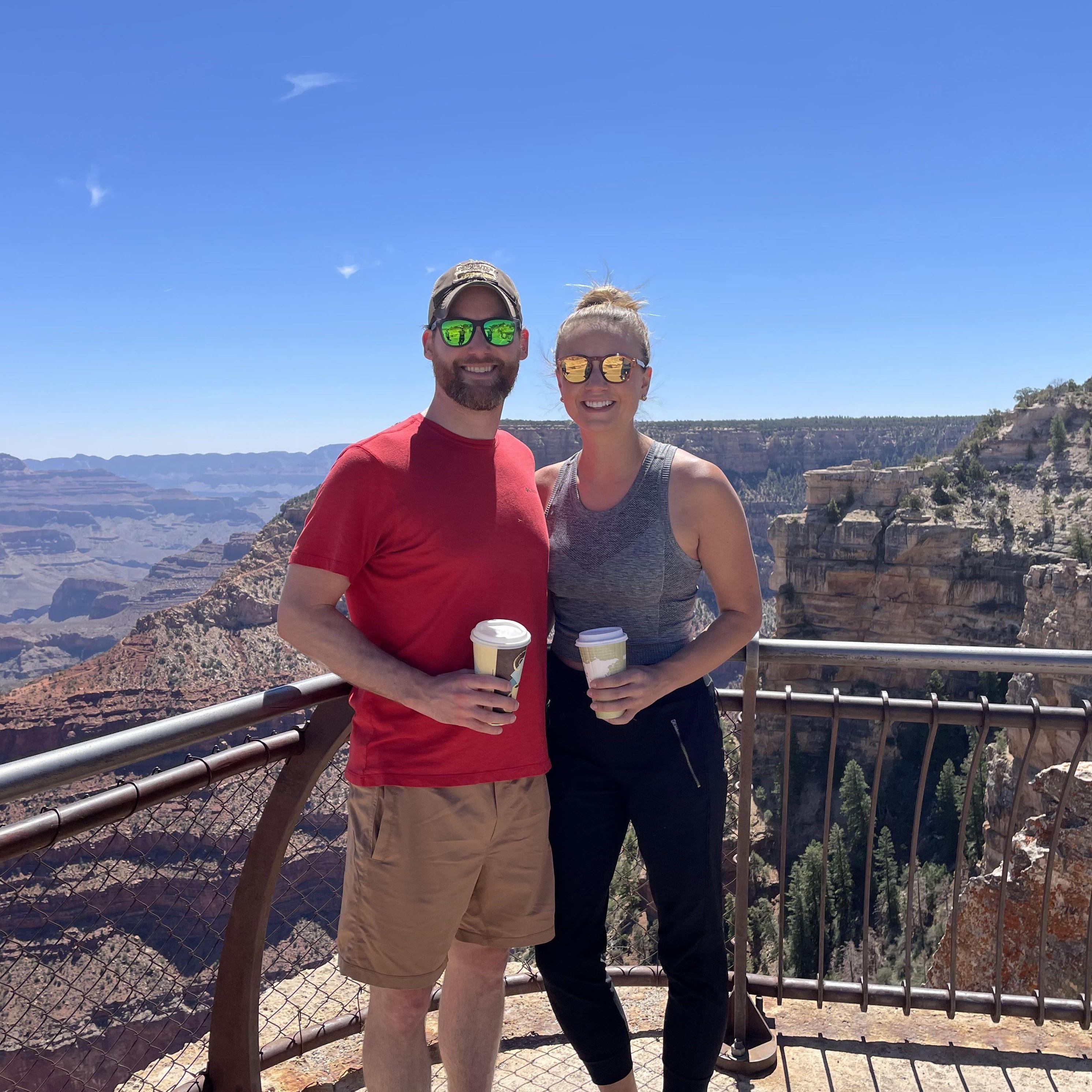 Grand Canyon during our first real trip together