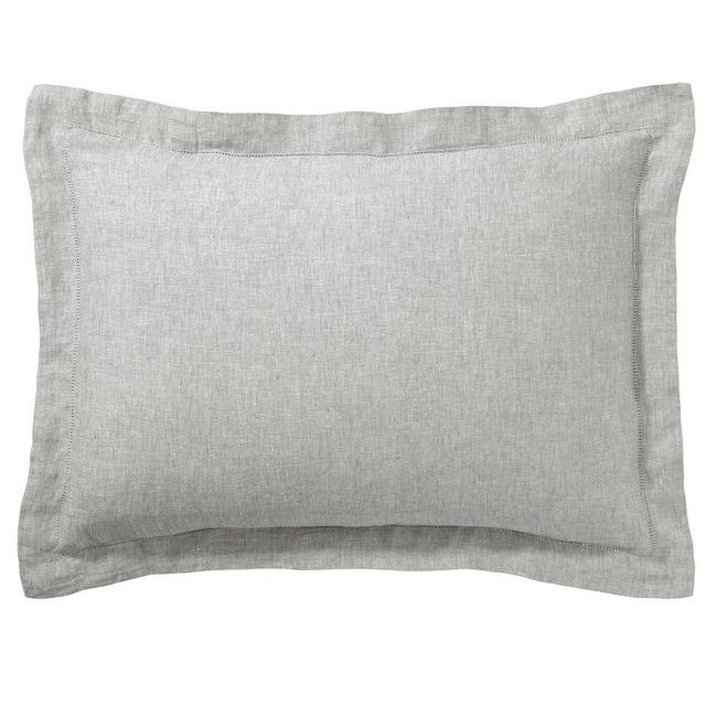 Belgian Flax Linen Sham, Standard, Flagstone