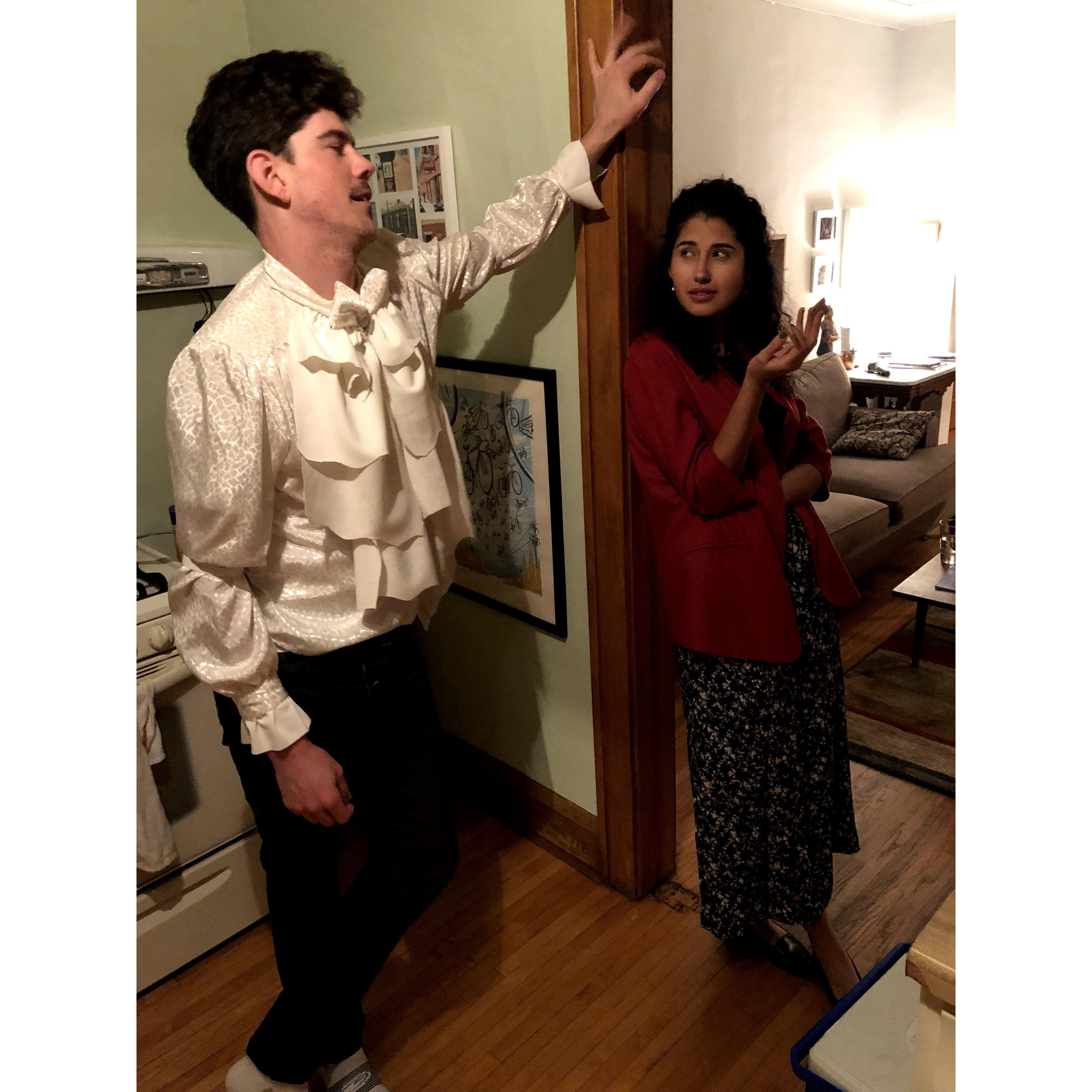 Our first Halloween as Jerry & Elaine
