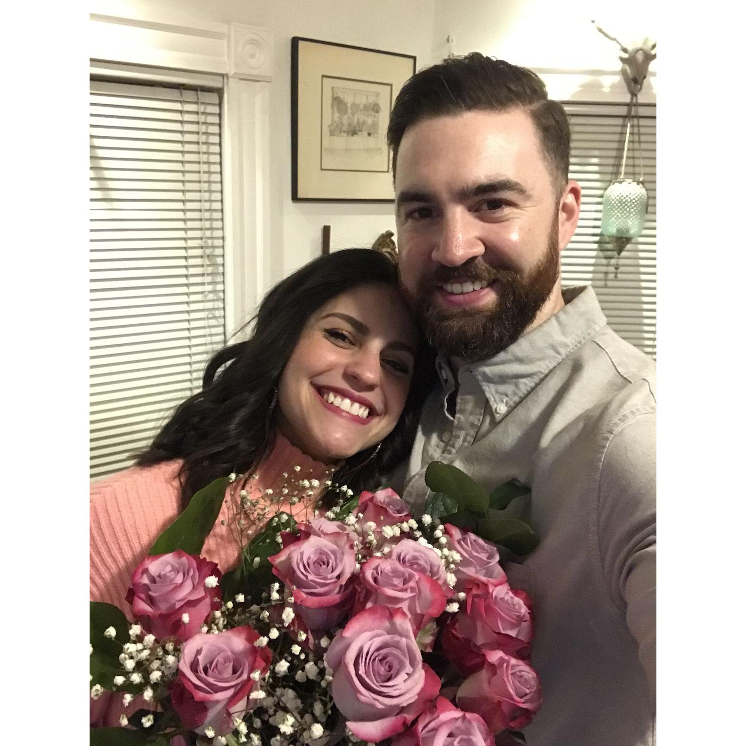 Our first Valentine's Day