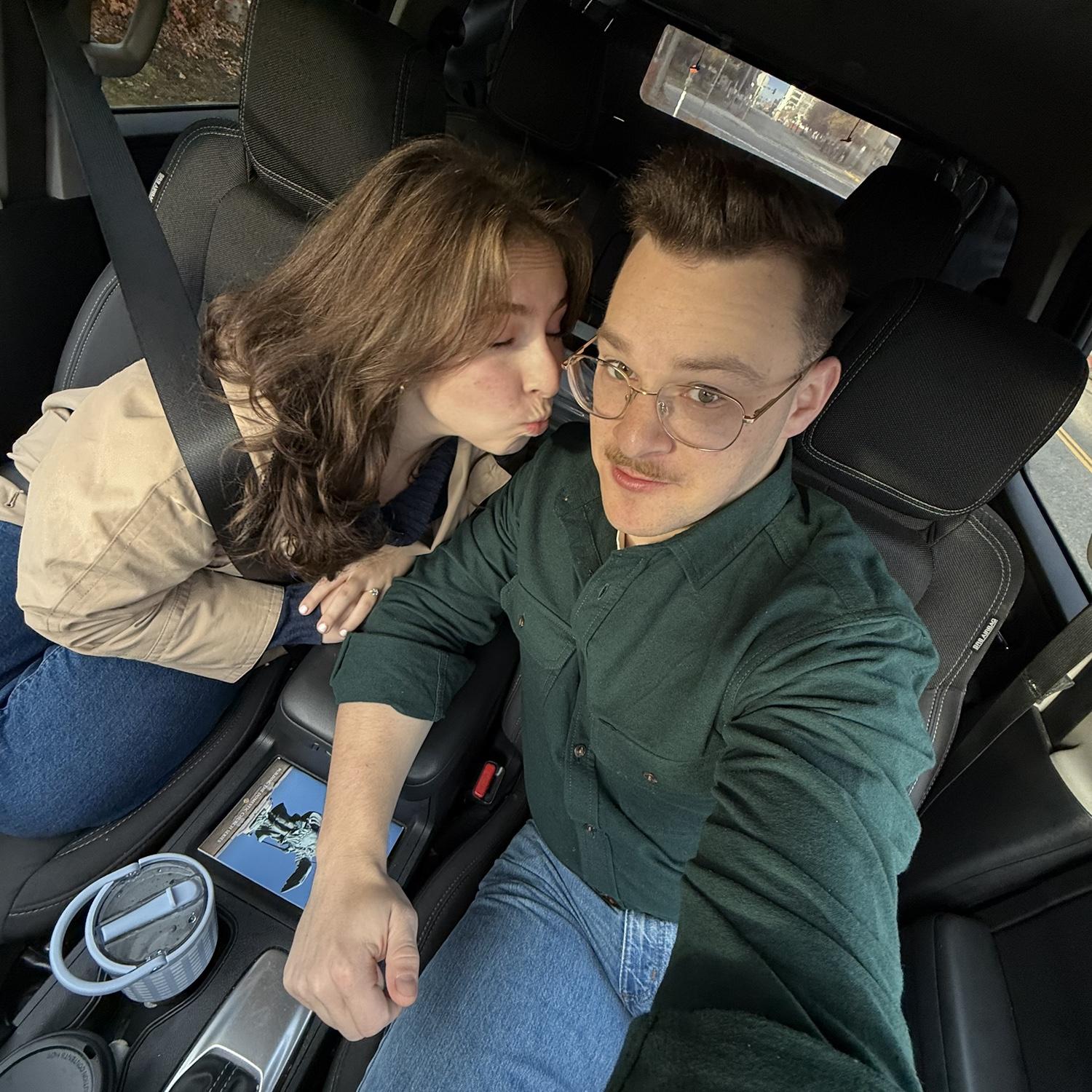 Greta visiting Ethan in Alaska October 2025.