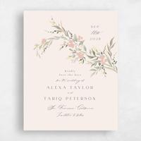 Beige Wedding Save the Date - Darcy Portrait Foil
