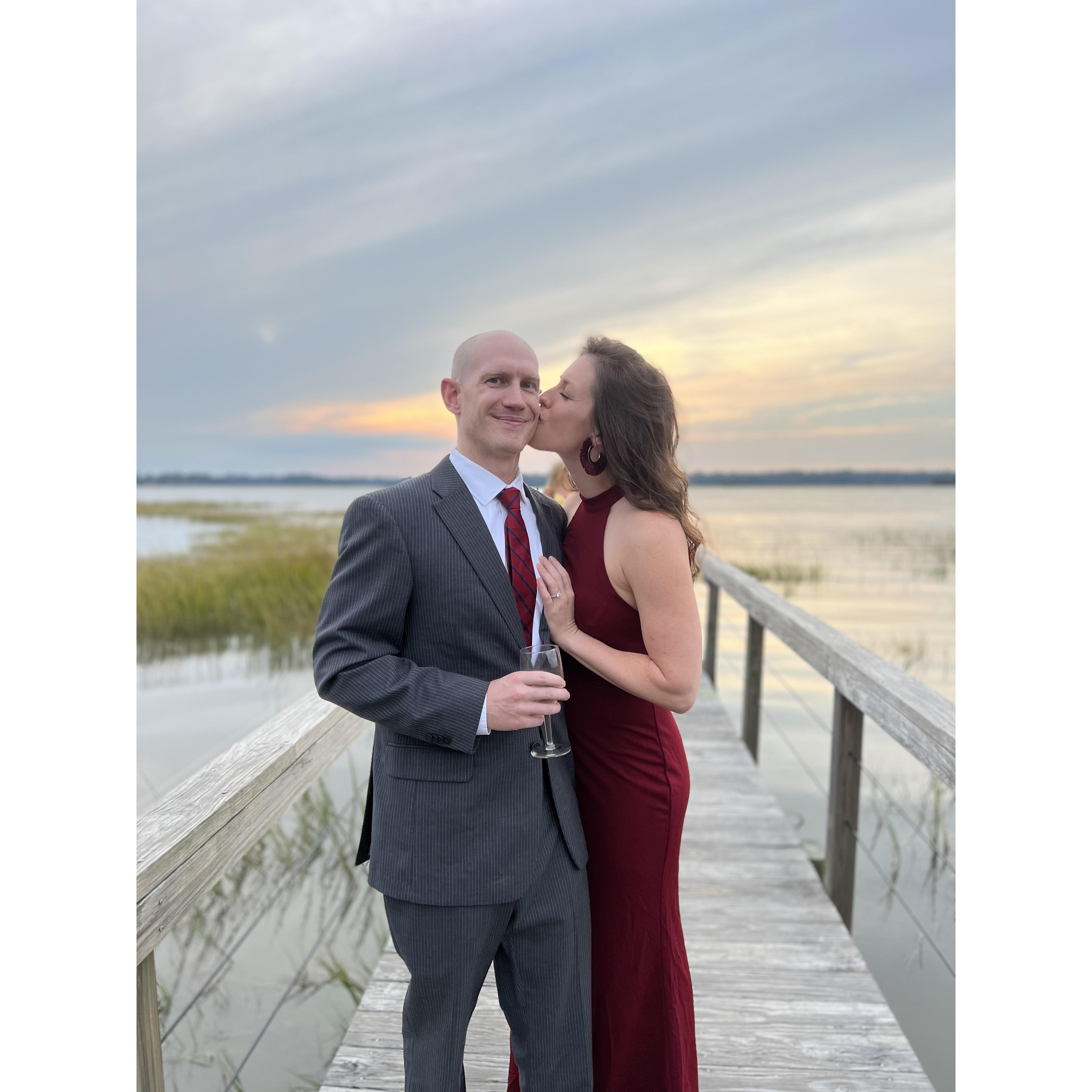 Another wedding near the water!