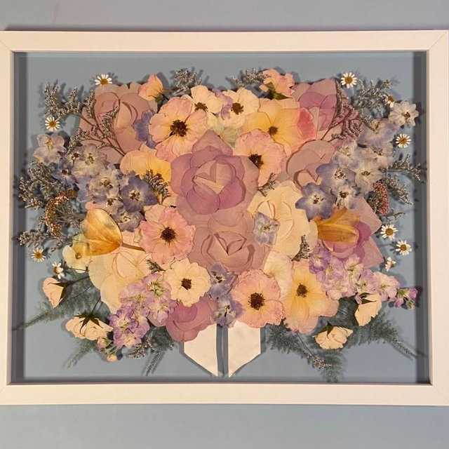 Preserve the wedding bouquet 🌼