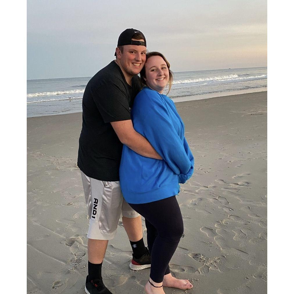 We quickly realized the beach was our happy place! Going down as much as we can. Either a day trip or going down with friends and family as much as possible.