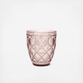 Diamante BPA Free Acrylic Water Glass, Set of 6