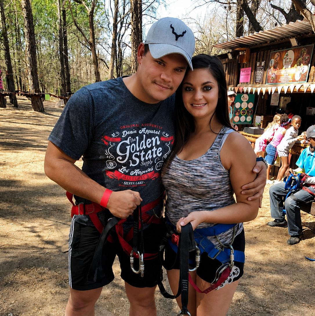 First Ziplining
