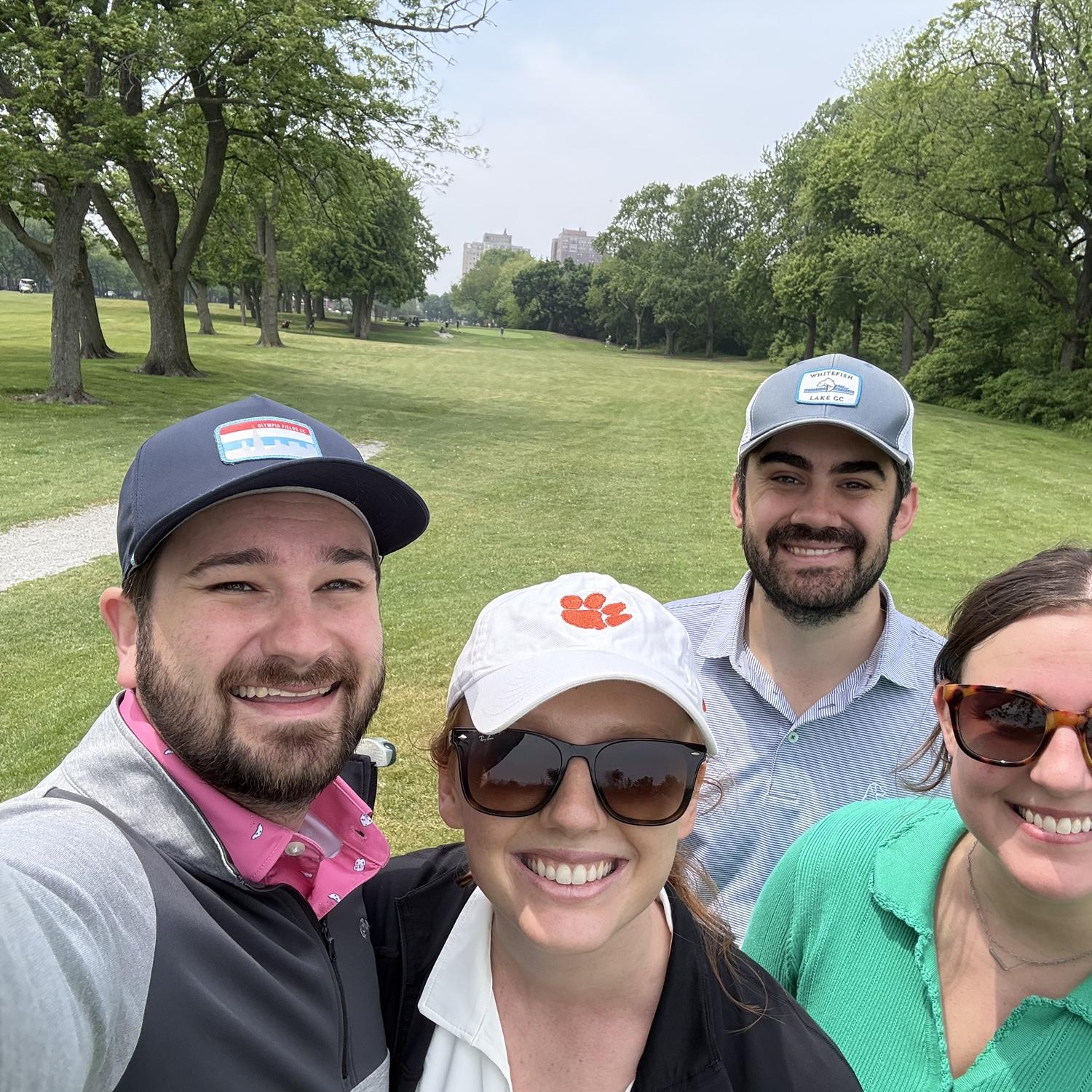 Golfing with the Sass's!