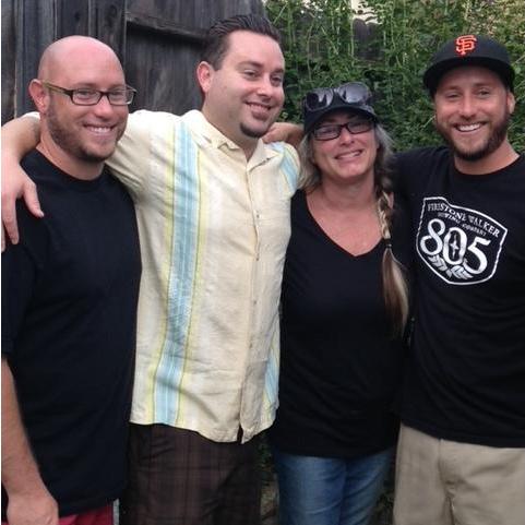 Doug, his brother Pat and Mom Debbie