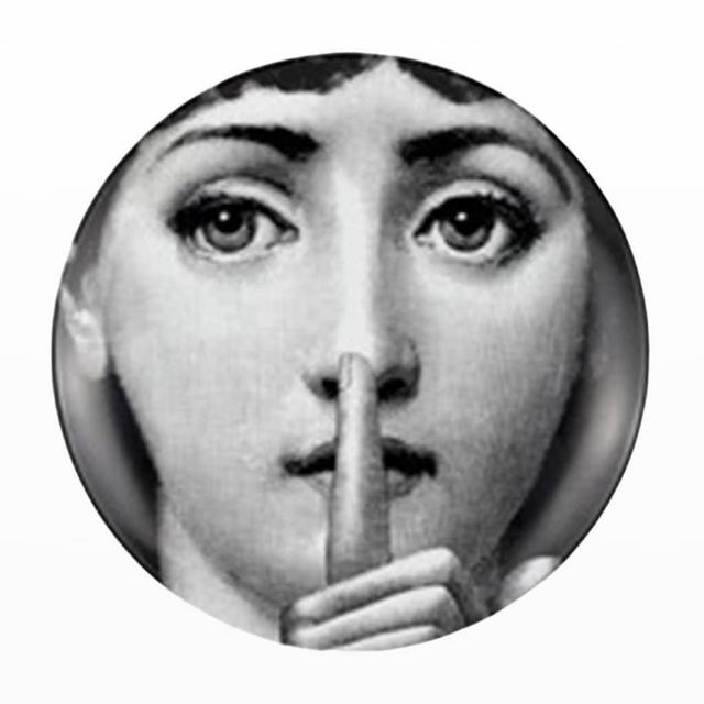 Fornasetti Wall Plate Tema e Variazioni