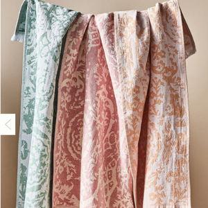 Lady Fringed Jacquard Dish Towels, Set of 3