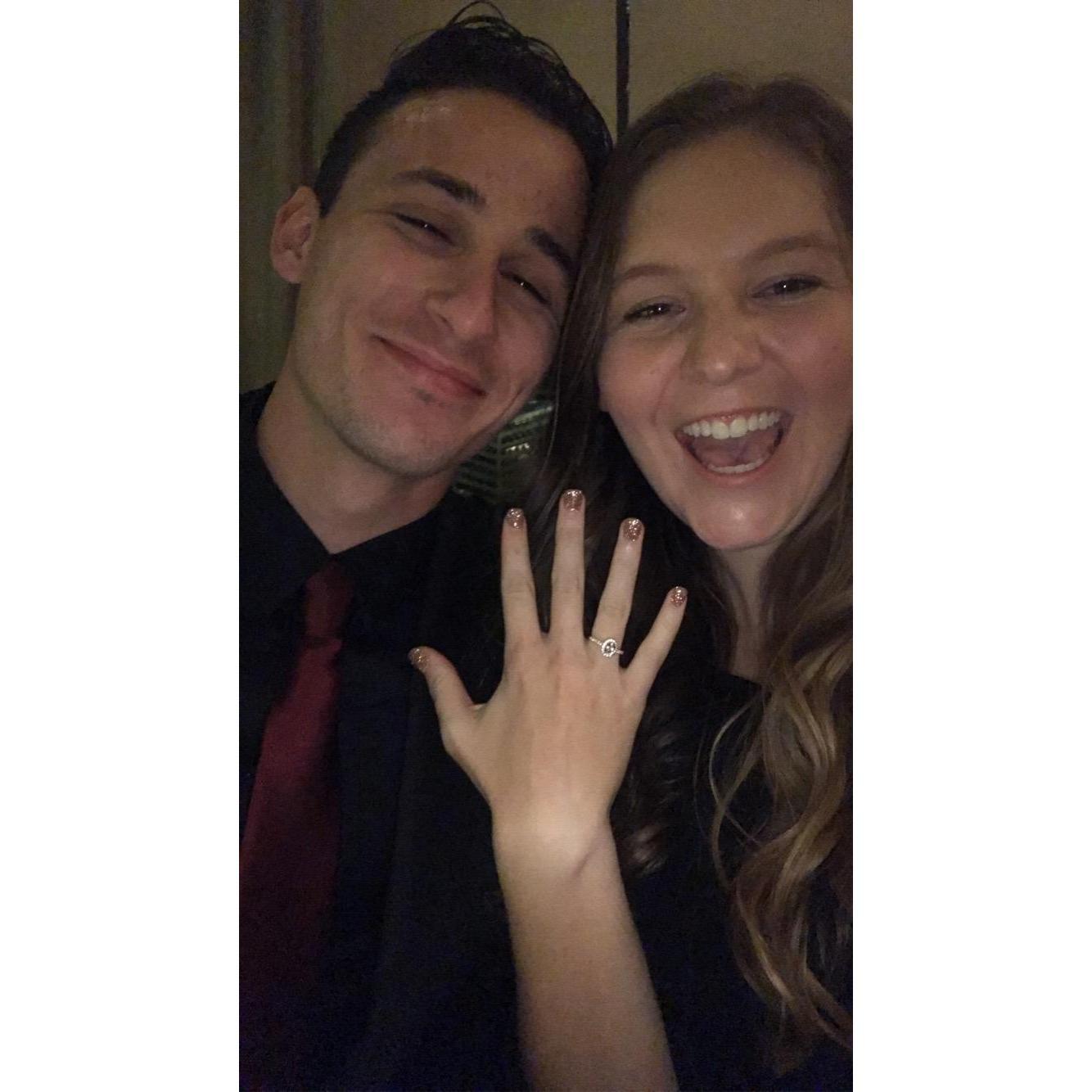 The day Josh popped the big question!!! Feb. 29, 2020 will always be a day to remember
