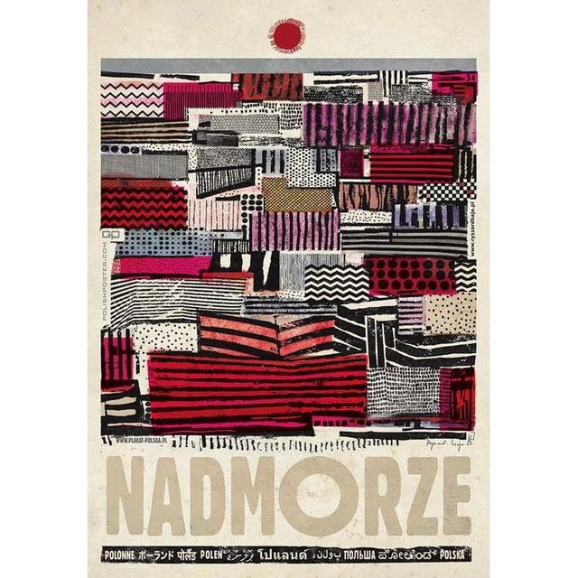 Nadmorze, plakat z serii Polska, Ryszard Kaja