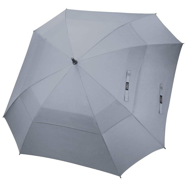 G4Free Extra Large Golf Umbrella 62/68 inch Square Vented Windproof Auto Open Double Canopy Oversized Stick Umbrella
