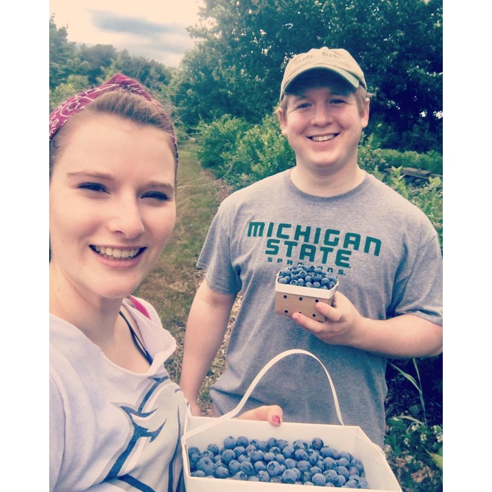 Nothing like fresh picked blueberries.