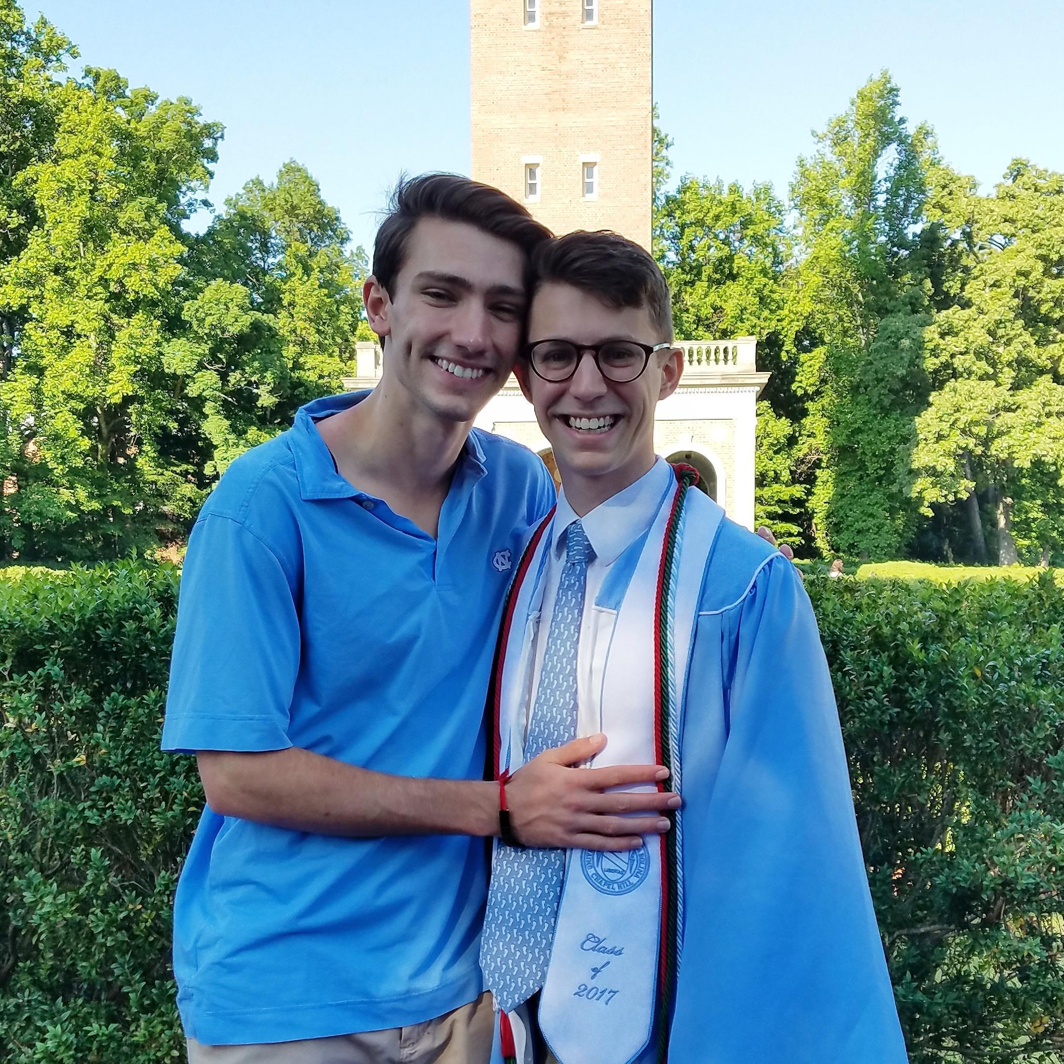 May 2017 - Ryan graduating from UNC!