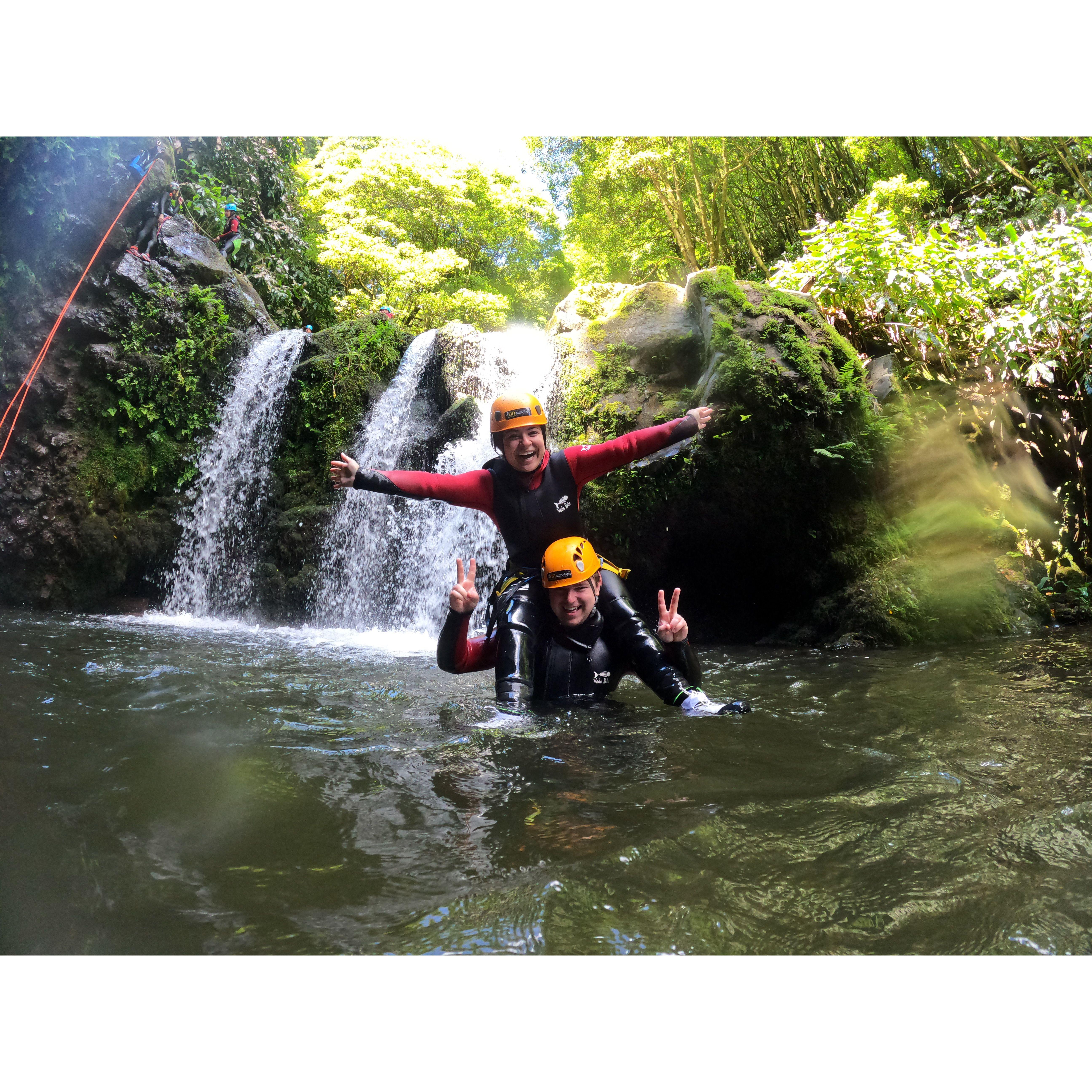 Canyoning in the Azores :)