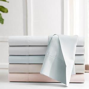Under the Canopy® Edgelands 200-Thread-Count King Organic Cotton Pillowcase Pair in White