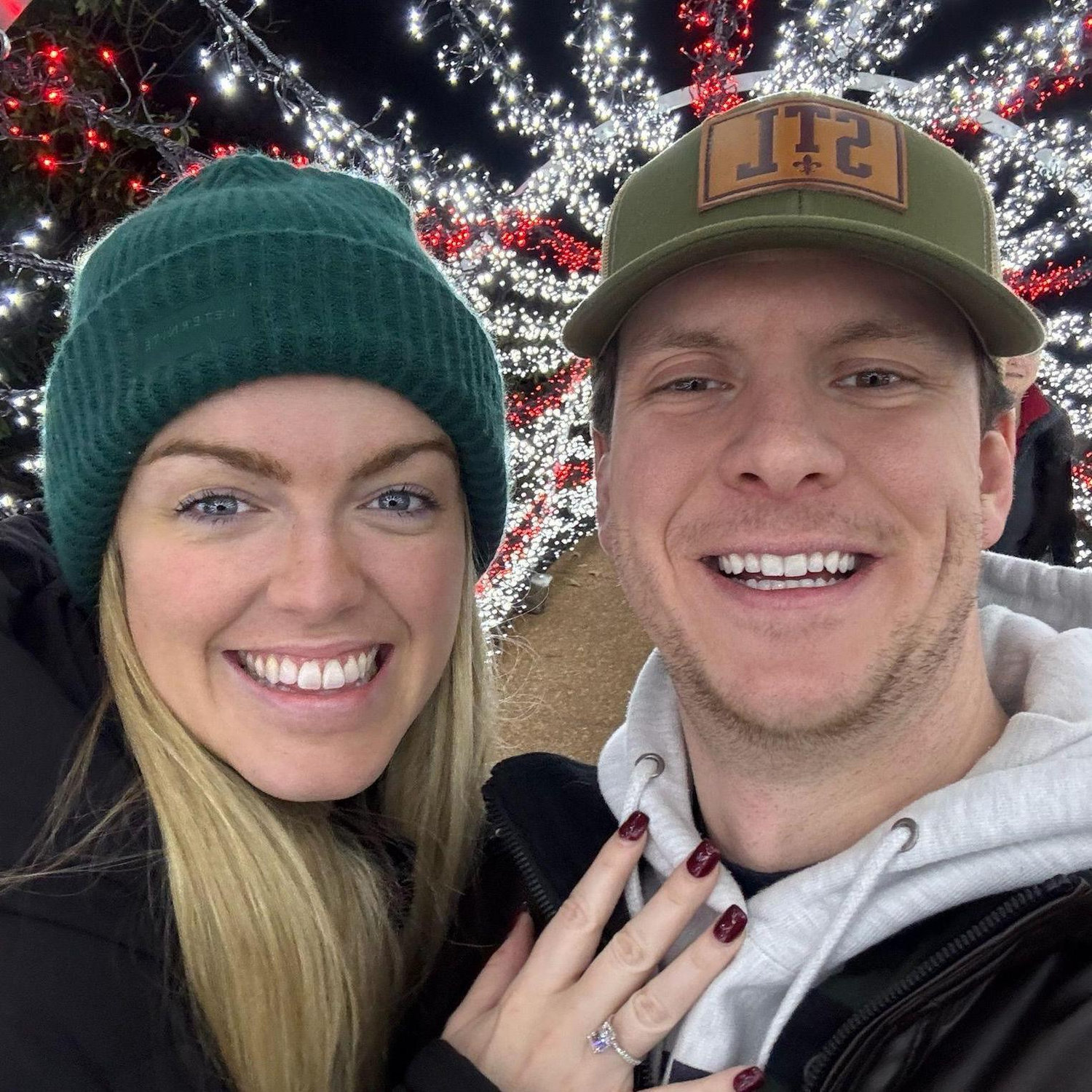 Nothing like seeing the Christmas lights at the MO Botanical Garden!