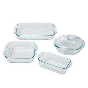 World Kitchen, LLC - Pyrex Sculpted Glass Bakeware Set (5-Piece)