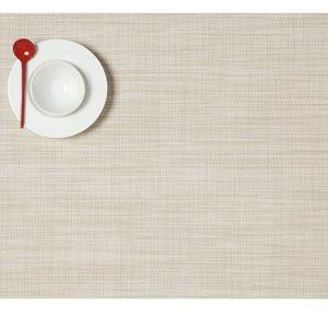 Mini Basketweave Rectangle Placemats in "Parchment"