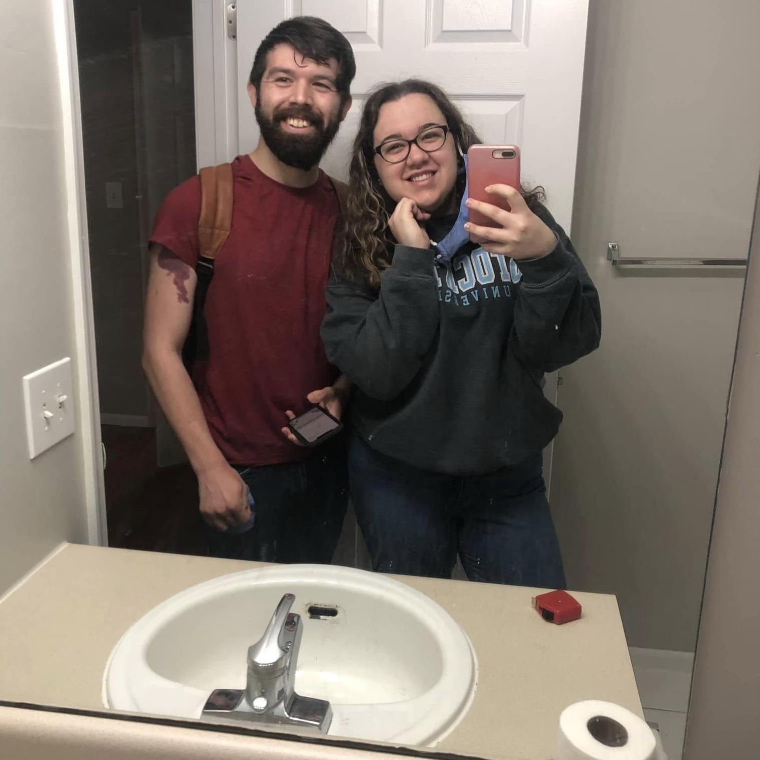 First selfie in our Apartment!