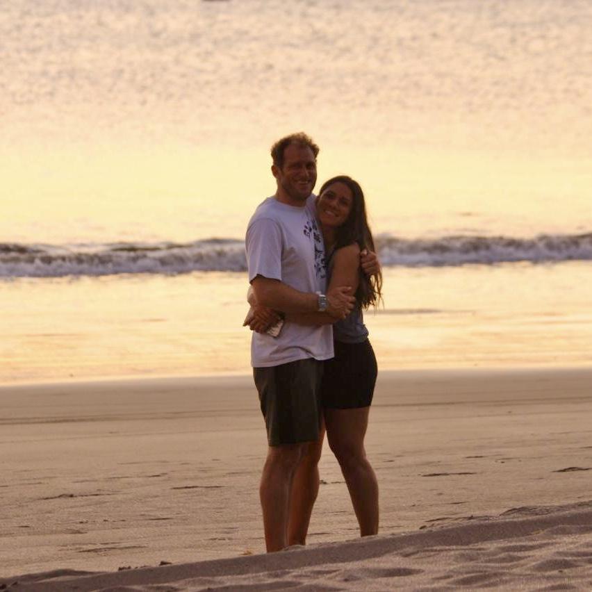 Our first trip together to Nicaragua in March 2025, in Playa Gigante where we got engaged.