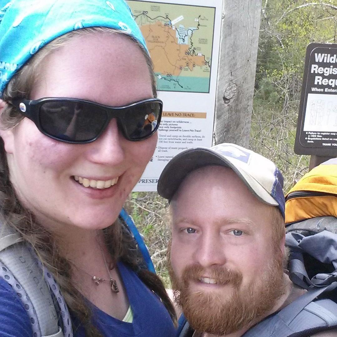 Backpacking in South Dakota.