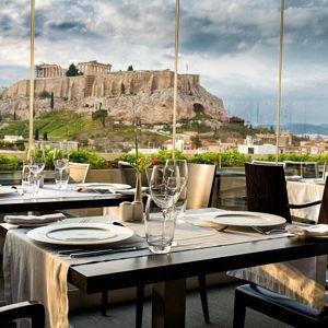 Rooftop Dinner with Acropolis View