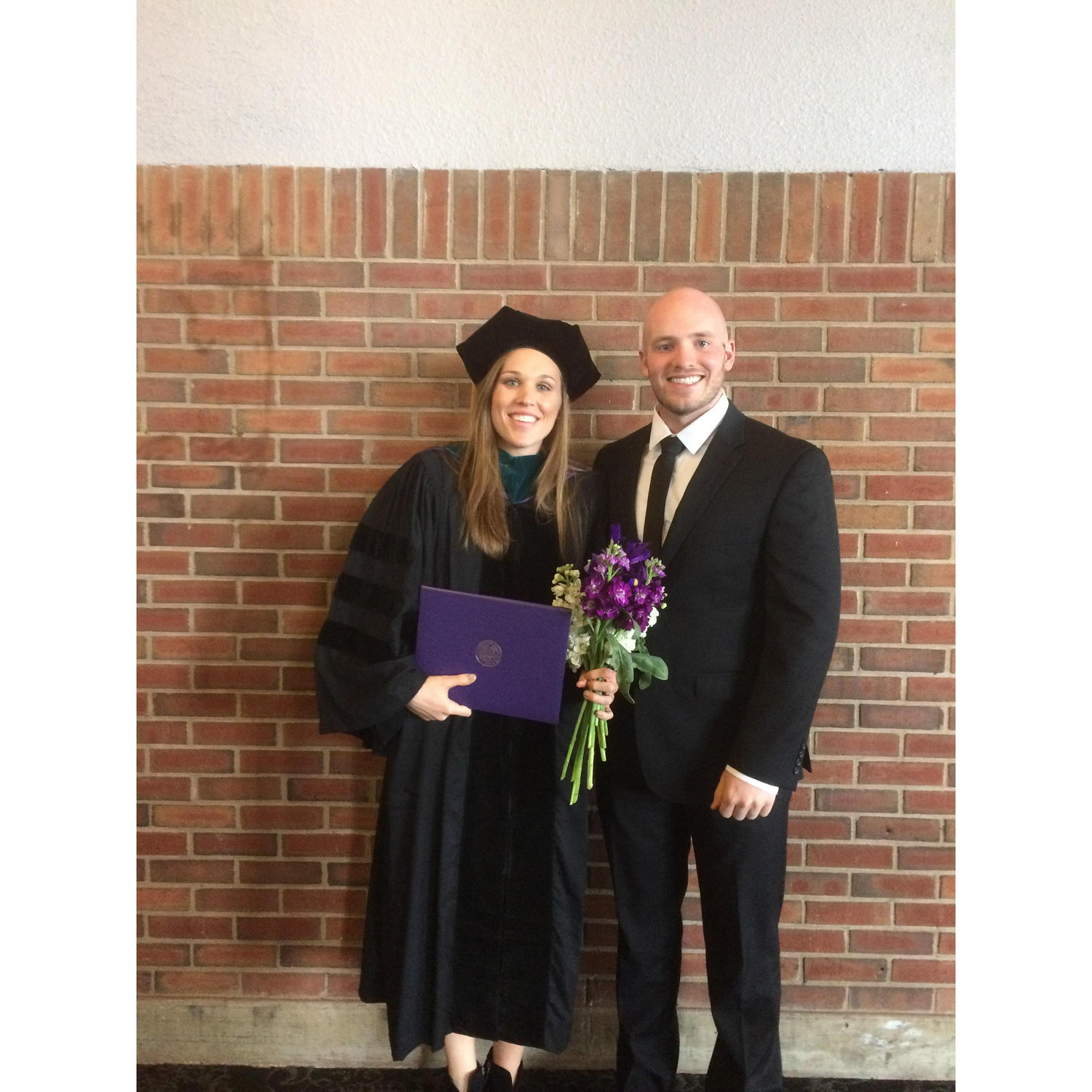 (April 2017) Sarah graduated from Northwestern University with her Doctor of Physical Therapy degree. We were both so happy to be back in Chicago together for good!