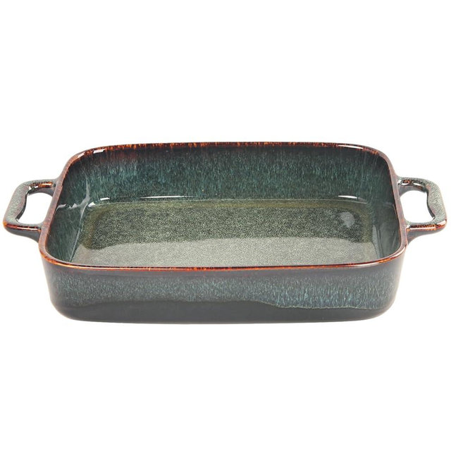 LIUYWYHCF 10" x 8" Porcelain Rectangular Casserole Dishes - Baking Dish for Oven, 1.9 QT Ceramic Lasagna Pans, Oven Safe Bakeware for Kitchen Cooking, Cake, Banquet and Dinner