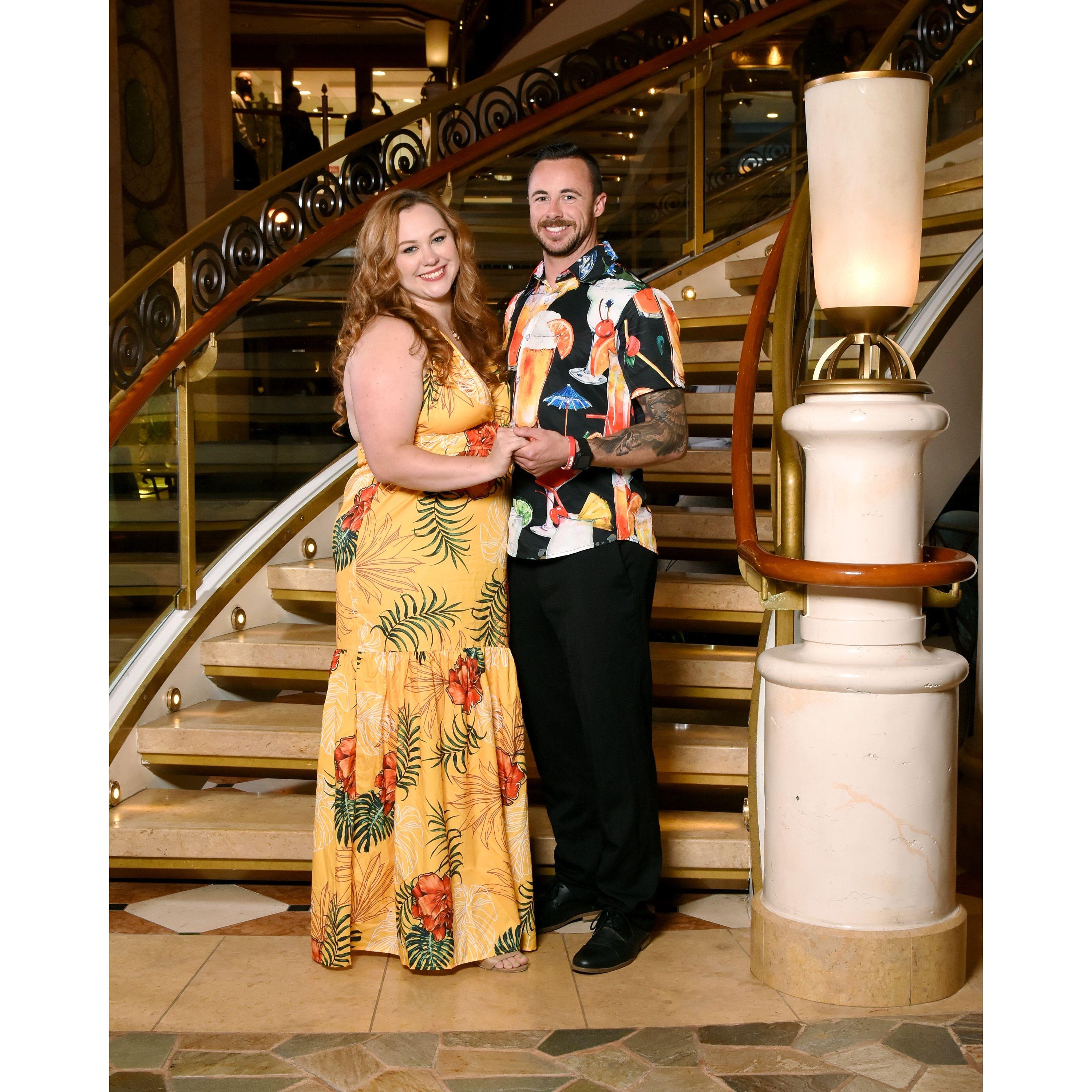 He got hit on by a whole group of older ladies this night ;)