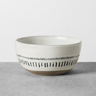 Dessert Bowl Stoneware Black / White - Hearth & Hand™ with Magnolia