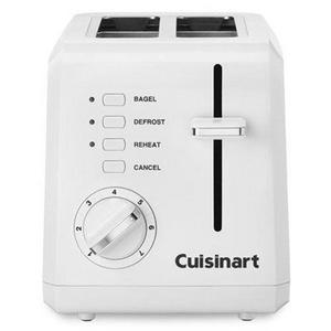 Cuisinart CPT-122 2-Slice Compact Plastic Toaster (White)