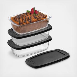 Loaf Pan with Lid, Set of 3