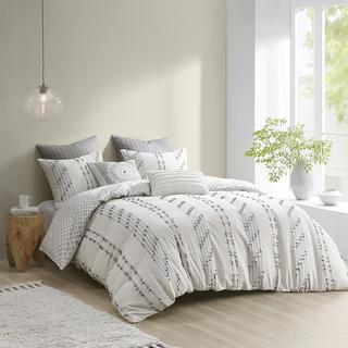 Kara 3-Piece Cotton Jacquard Comforter Set