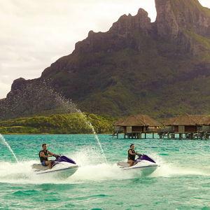 Jet ski tour on our honeymoon