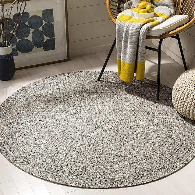 Safavieh Braided Coleman Confetti Solid Cotton Area Rug, Beige