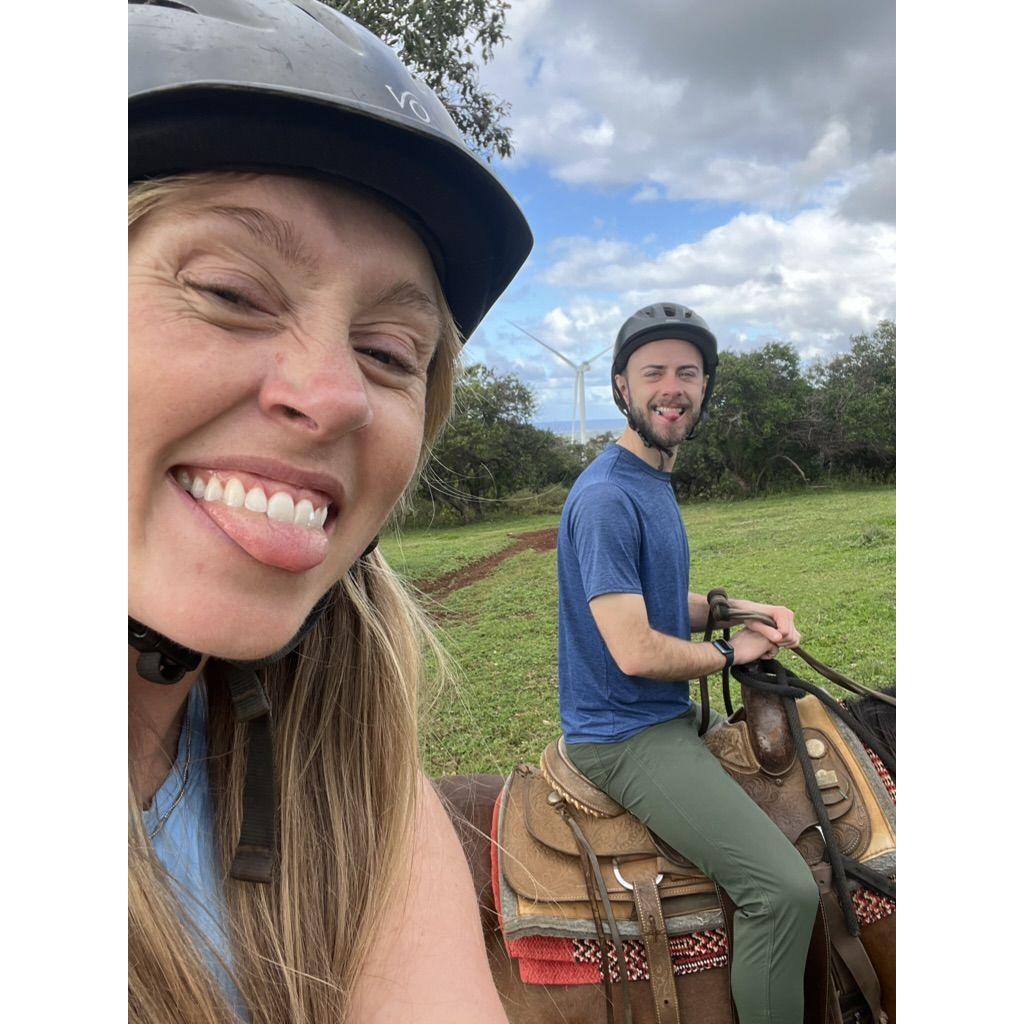 Horseback riding in Hawaii!