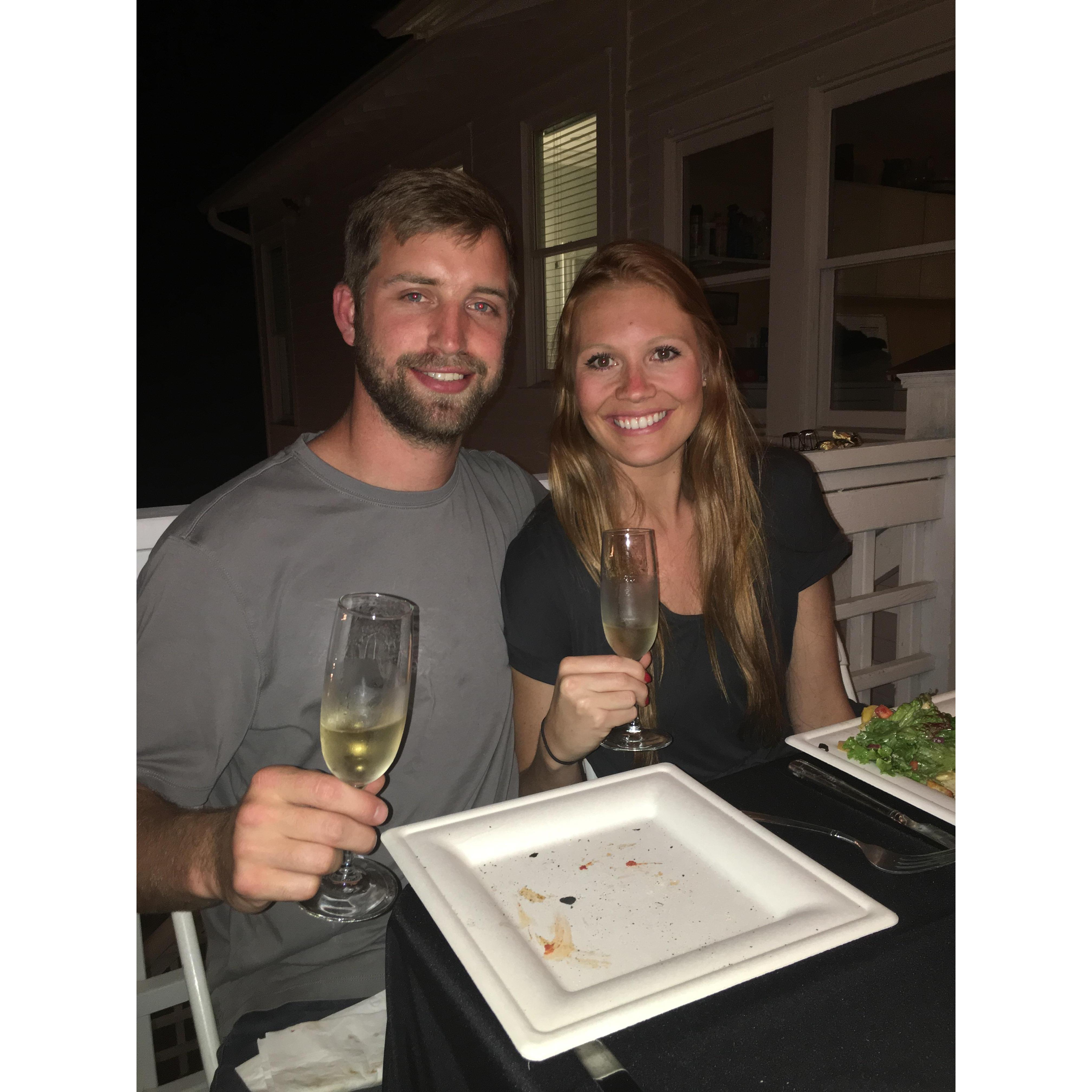 Cheers to us!