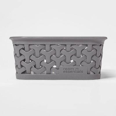Y-Weave Cube Storage Basket Gray 2"x6" - Room Essentials&#8482;