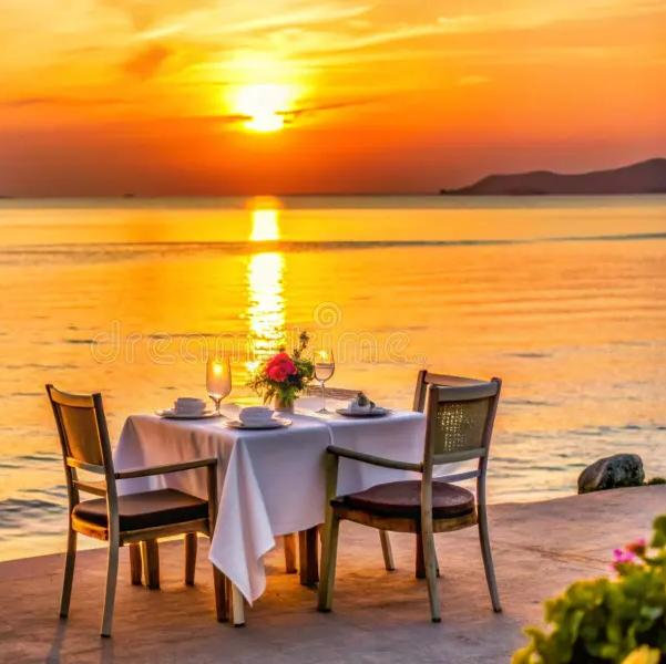 Beach Dinner For Two in Santorini