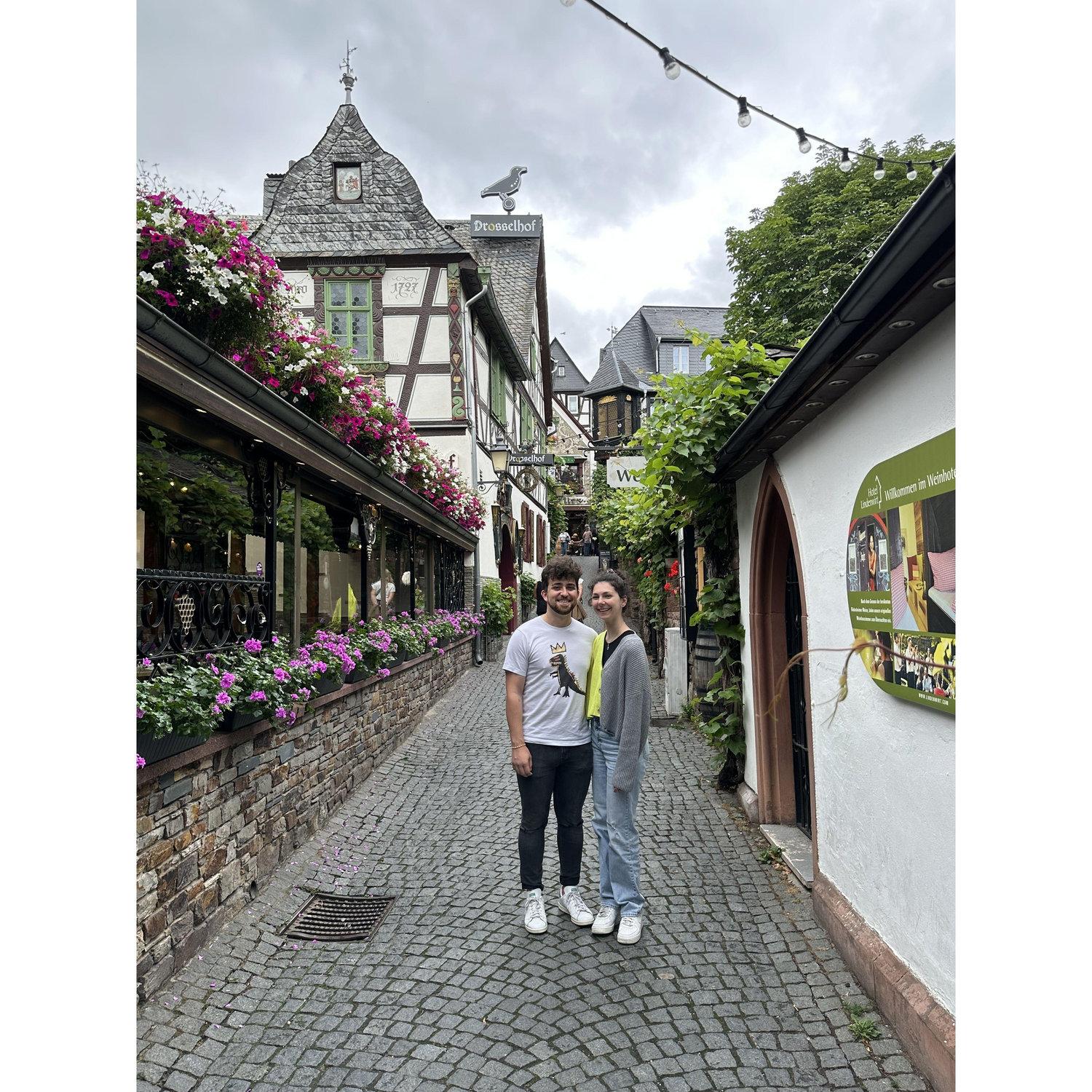July 2023 - first international trip together! Pictured in Germany