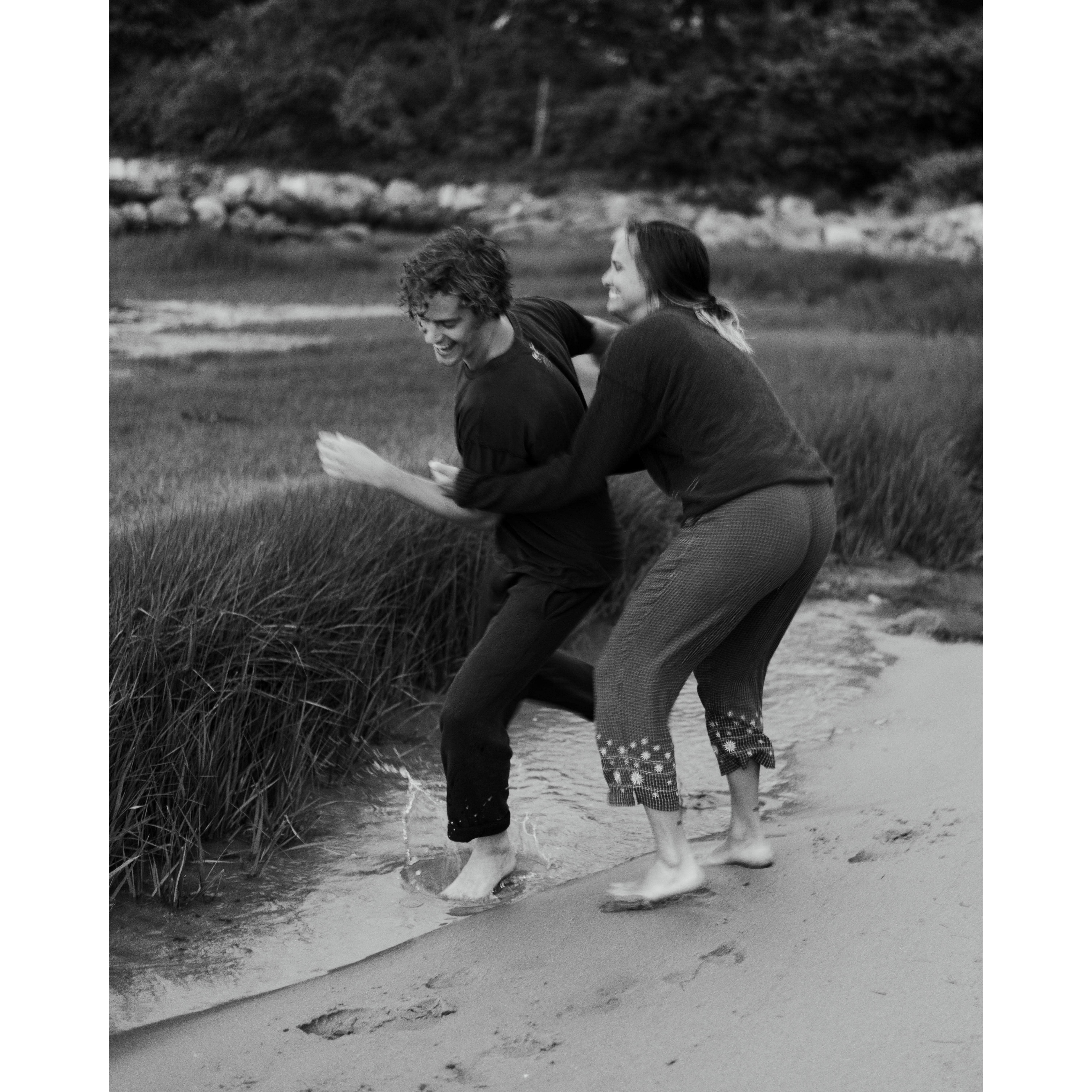 we wrestle. i win. nick says he wins. somehow i always get hurt and request an absurd amount of kisses, i am a child, etc. etc.