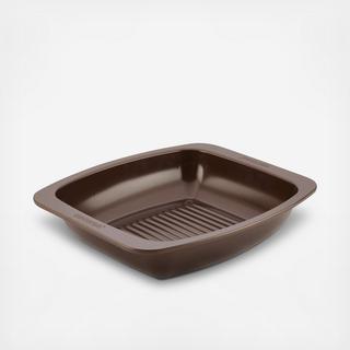 Nonstick Chocolate Roasting Pan with Rack