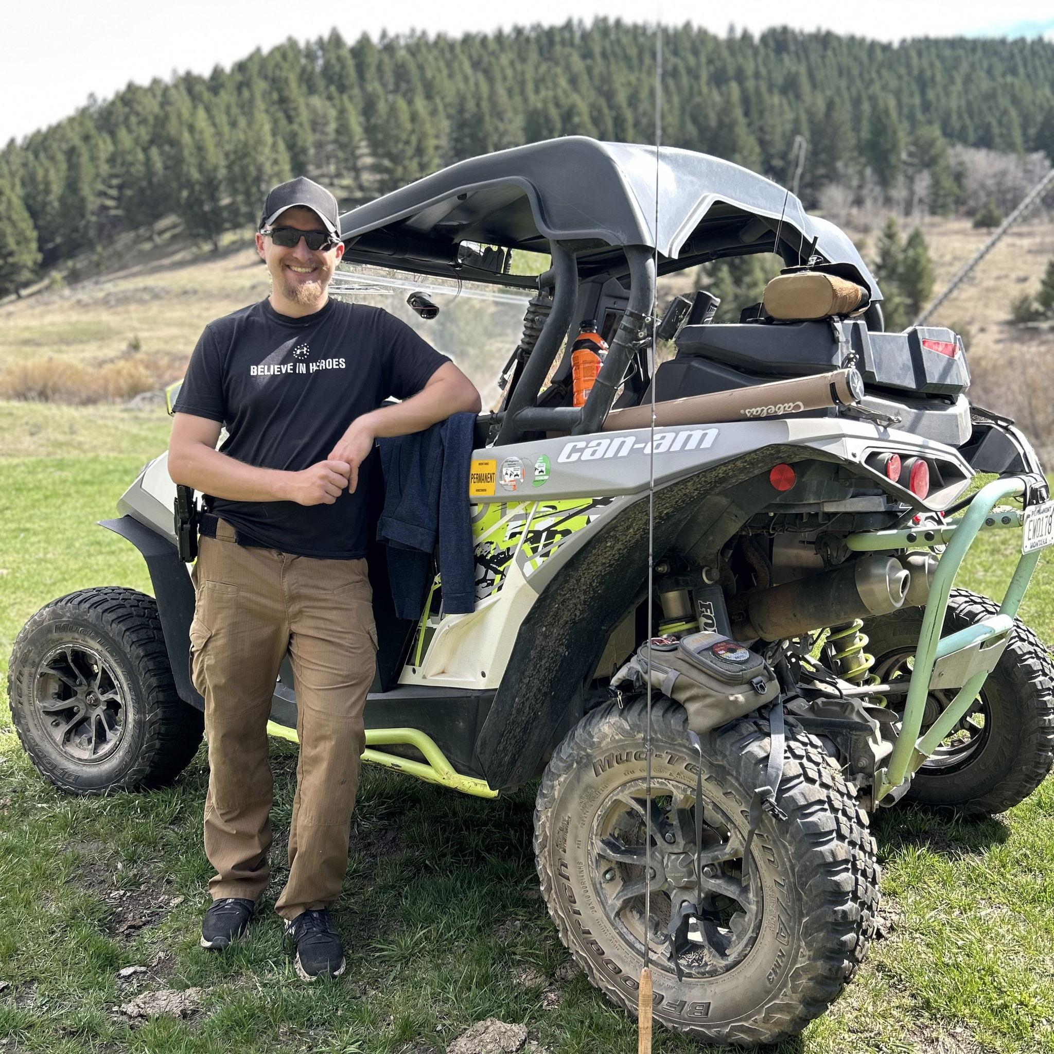 Our first ride in our new side-by-side.