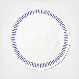 Iris Blue Drop Round Placemat, Set of 4